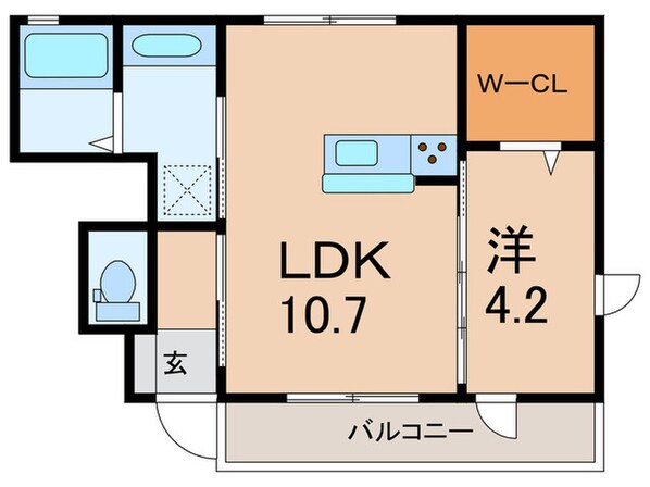 メゾンアゼリアの物件間取画像